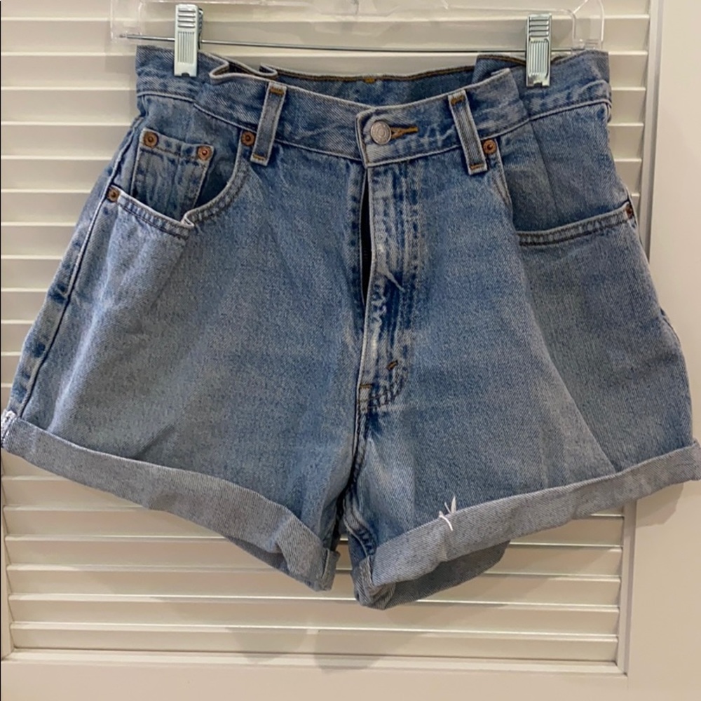 Denim Levi shorts